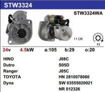 ������� HINO Dutro, Ranger, Toyota DYNA, J07C, J08C, S05D, S05C MH 11T Krauf STW3324WD ����