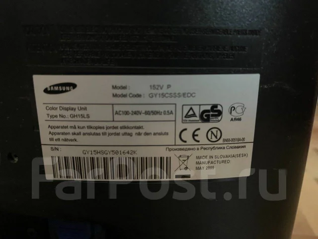 Samsung. 15", ���������� �� (LCD, LED, QLED) ����