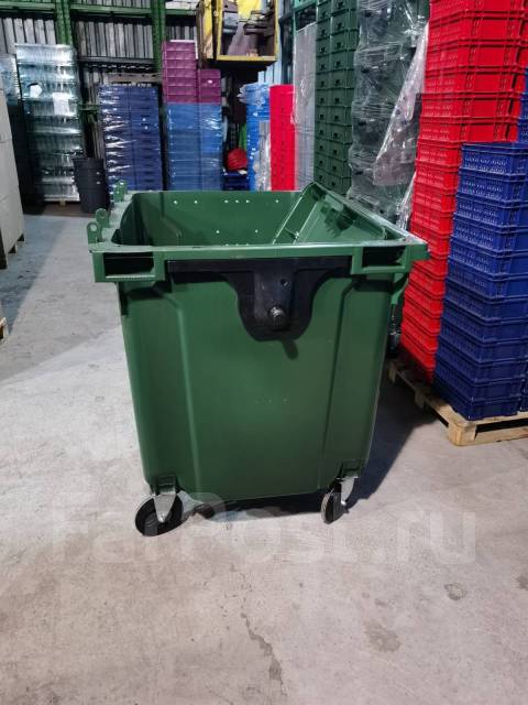 Контейнер мусорный для ТБО, 1100 л с крышкой на колесах - Оборудование ...