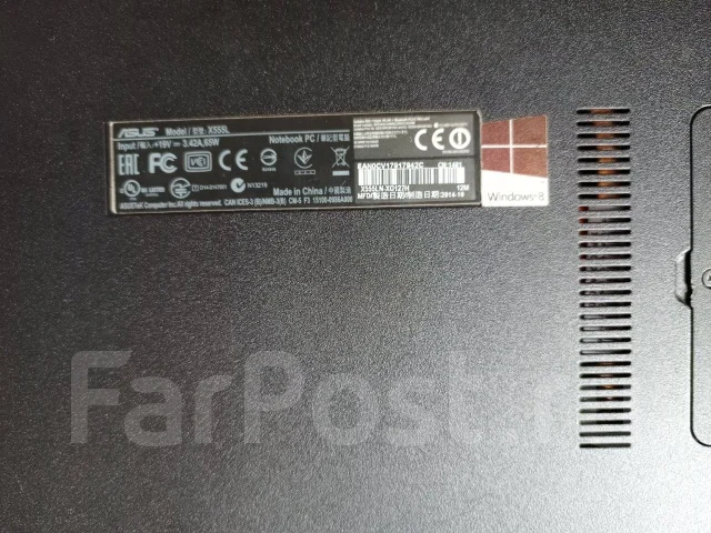 Asus X555L. ��� 4 ��, ���� 500���, WiFi: 1, Bluetooth: 1 ����