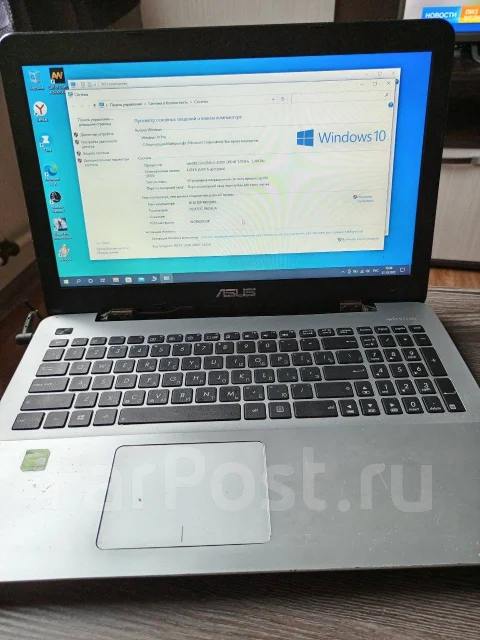 Asus X555L. ��� 4 ��, ���� 500���, WiFi: 1, Bluetooth: 1 ����