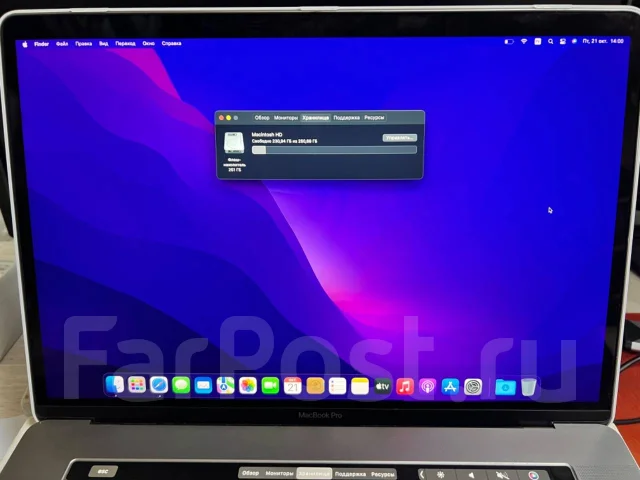 Apple MacBook Pro 15 2018. 15", ��� 16 ��, ���� 256���, WiFi: 1, Bluetooth: 1 ����