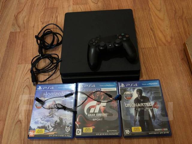 Sony PlayStation 4 Slim. 500gb, б/у, в наличии. Цена: 19 000₽ во ...
