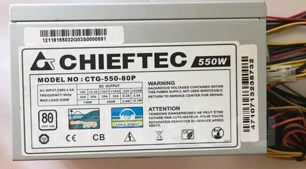 Chieftec ctg 600 80p схема