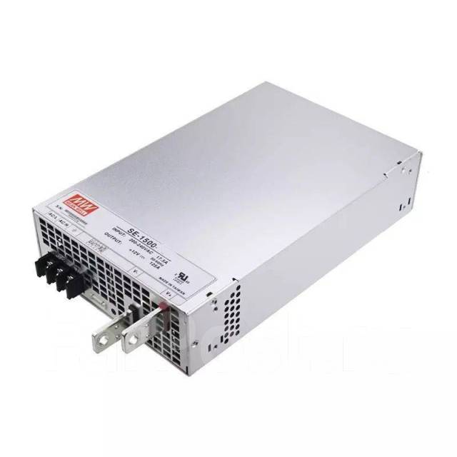 Блок питания MEAN WELL SE-1500-24 24в 60а 24v 60a 24v 62,5a 1500w, б/у ...