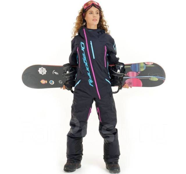 Комбинезон горнолыжный Gravity Premium Woman. Black - Pink 2023 ...