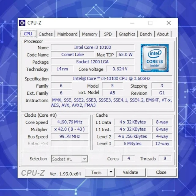Intel Core i3-10100 ����