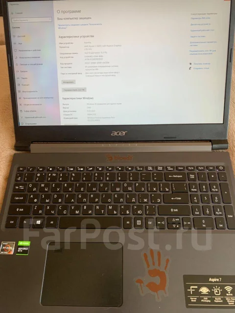 Acer Aspire 7 A715-42G. 15.6", 60����, ��� 16 ��, ���� 512���, WiFi: 1, Bluetooth: 1, ����������� �� 4��. ����