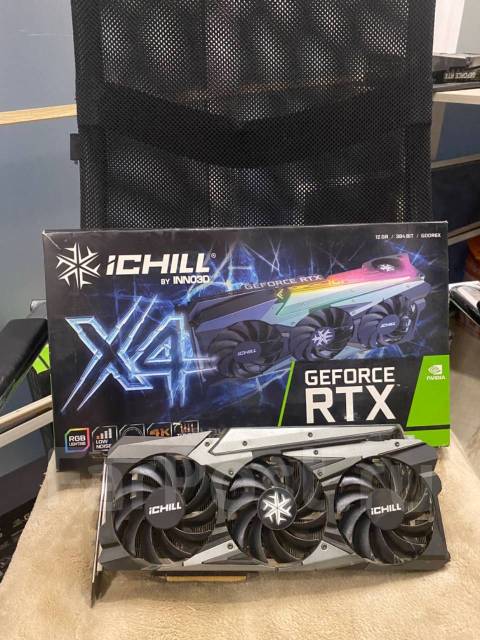 Видеокарта GeForce RTX 3080ti iChill by inno3d 12gb, б/у, в наличии ...