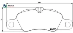 ������� ��������� Porshe 911 08-/Boxter 12-/Cayman 13- �������� Brembo P65018 P65018 ����