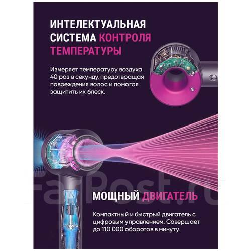 Профессиональный фен дайсон для волос Dyson Supersonic Super Hair ...