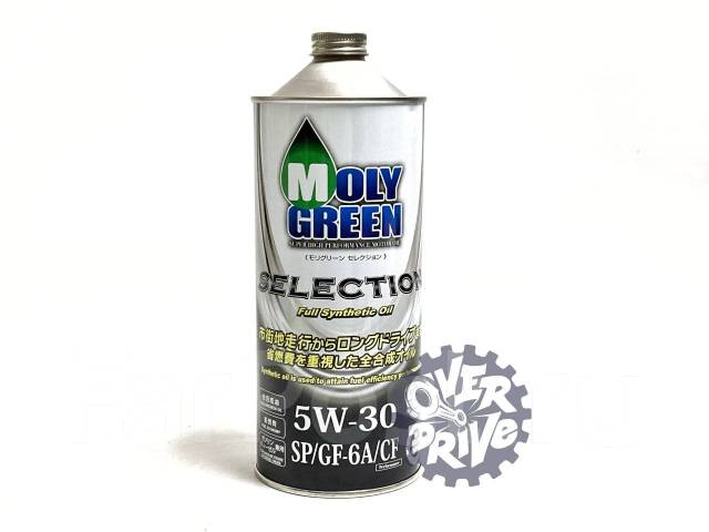 Масло моторное MolyGreen Selection SP 5W-30 1л Япония, синтетическое, 1 ...