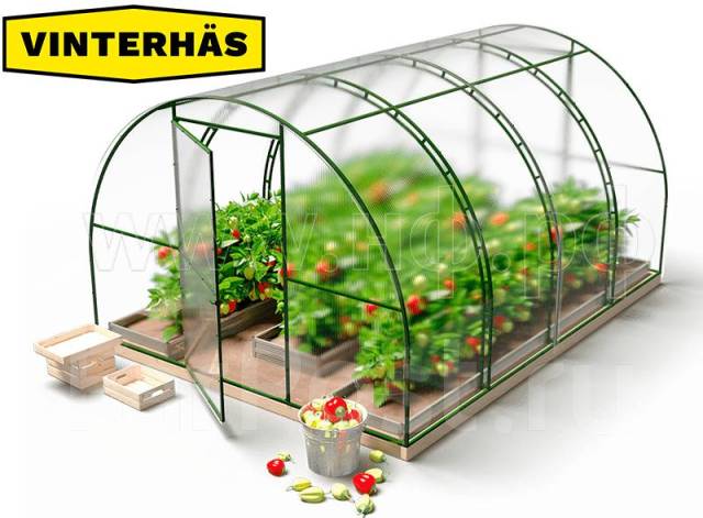 Каркас Теплицы Premium (3*6*2,1м. )двойная арка цинк + краска. остатки ...