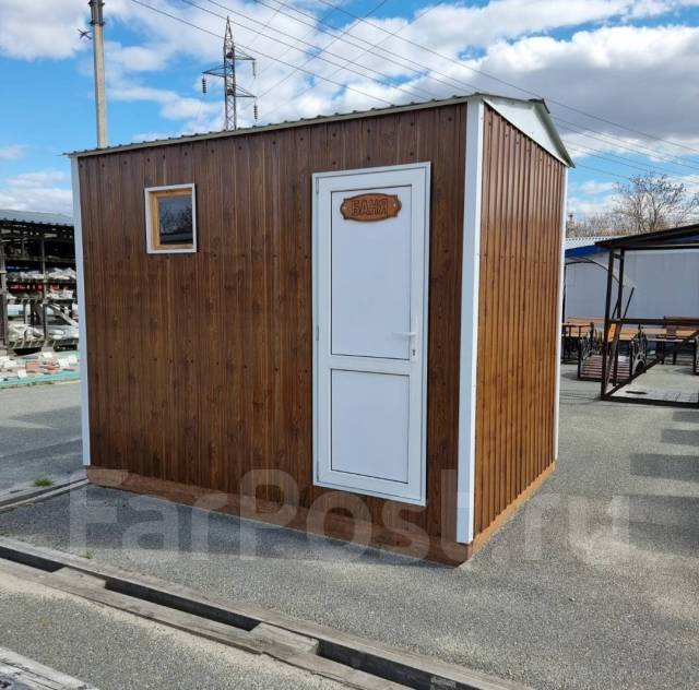 Готовая баня 2х3 м, новый, в наличии. Цена: 255 000₽ во Владивостоке