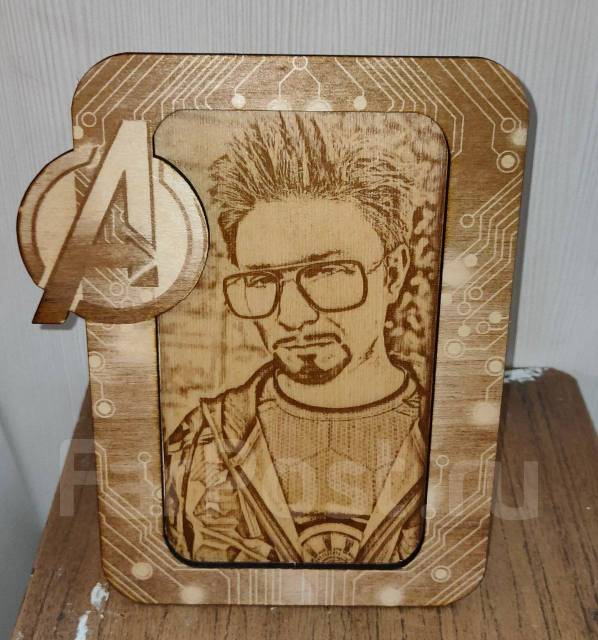 Лазерная гравировка чпу по дереву, фото-рамки из дерева - Подарки и ...