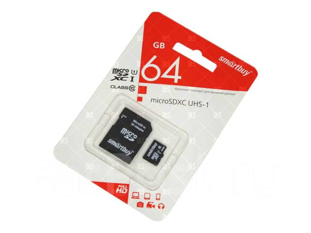 Карта памяти smartbuy 64gb microsd