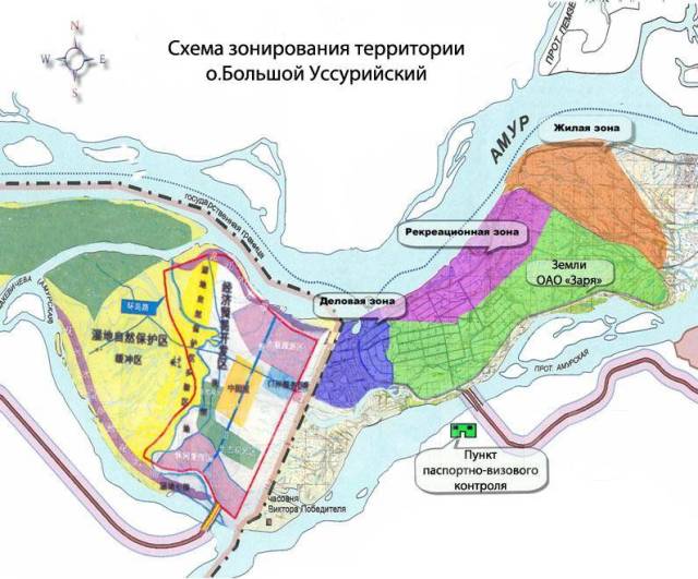 Где находится остров большой уссурийский