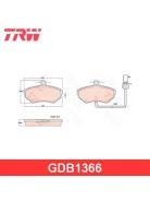 ������� ��������� �������� TRW GDB1366 � ������������ GDB1366 ����