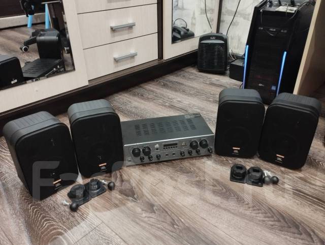Колонки JBL Control 1 Pro(оригинал)+усилитель пр-ва Корея, б/у, в ...