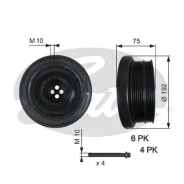 ���� ��������� BMW M57N, M57N2- E46/E90/E92/E53/E70/E71/E60/E83/E63/E65 TVD1050A ����