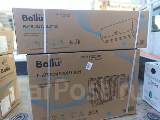 Кондиционер инвертор Ballu BSUI-18HN8_23Y Platinum Evolution 60м2 ...