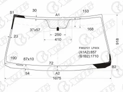 ������ ������� � ���� Toyota Sequoia/Tundra Pickup 2007- FW02721LFW ����
