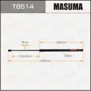 ���� ������� ��������� Masuma, L=625mm (1/40) T8514 Masuma T8514 ����