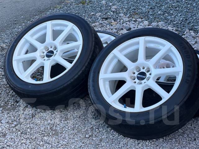 Made in Japan! Белоснежные спорт-диски Blitz BRW Profile 08 R18 5*100 ...