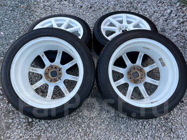 Made in Japan! Белоснежные спорт-диски Blitz BRW Profile 08 R18 5*100 ...