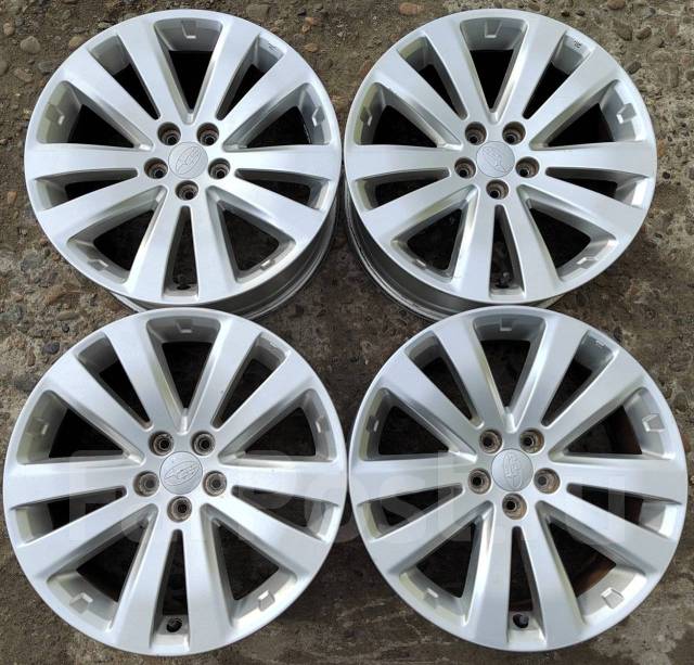 Литые оригинальные диски R17 Subaru, 17", 1 шт, 5x100, 56,1 мм. 4 шт, б ...