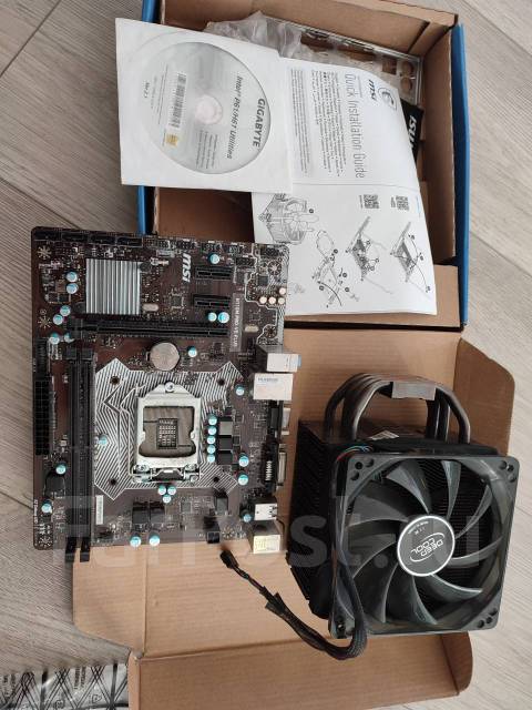 Материнская плата MSI H110M PRO-D, кулер + память ddr3 LGA1151 ...