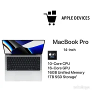 Apple MacBook Pro 14 2021. 14", ��� 16 ��, ���� 1 024���, WiFi: 1, Bluetooth: 1. ��� ����� �� ������������ ����