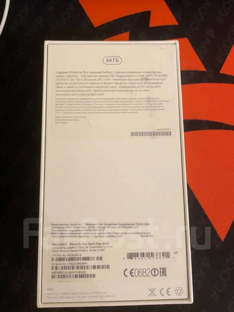 Apple iPhone 6s Plus. �/�, �����������, �����, ������, 3G, 4G LTE, NFC ����