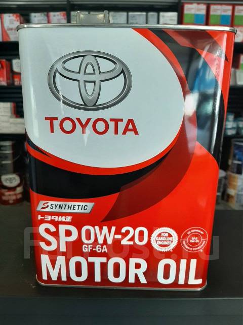 Toyota Sp 0W-20 В Находке, синтетическое, 4,00 л. SN, бензин, для ...