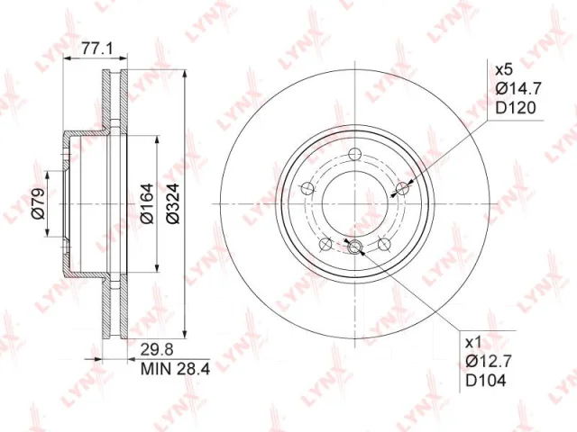 ���� ��������� �������� BMW 5 (E60, E61) 2001-2010 / 6 (E63) 2004-2010 BN1004 ����