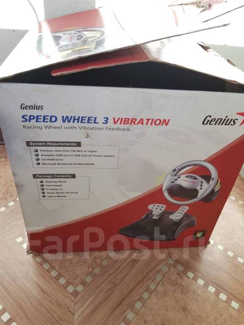 Руль для игр Genius Speed Wheel 3 Vibration - Клавиатуры, мыши ...