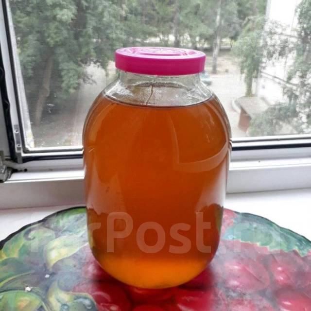 Продам мед цветочный, в наличии. Цена: 500₽ в Хабаровске