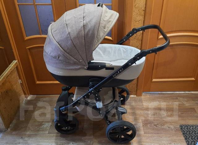 Коляска 2в1 Riko Bruno Natural, б/у, в наличии. Цена: 16 000₽ во ...