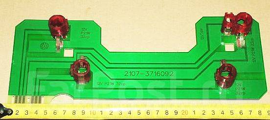 Схема задних фонарей ваз 2107