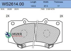 ������� ��������� �������� | ����� | Toyota Hilux VII Pickup (_N1_, _N2_, _N3_) 08/04- / Toyota Hilux VIII Pickup (_N1_) 05/15- Jeenice WS261400 WS261...