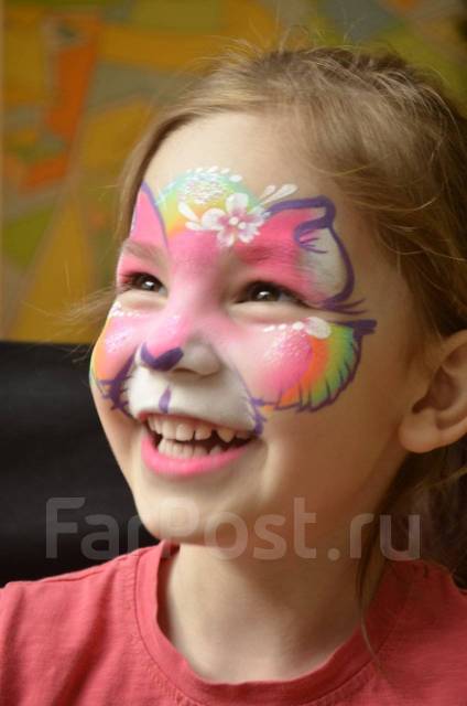 Аквагрим для детей в творческой студии - Детям и родителям во Владивостоке