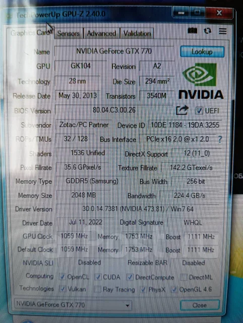 GeForce GTX 770 ����