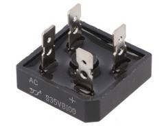 1kV 35A 1.05V 17.5A 10uA 1kV 500A -55 ~+150 [S25VB] S35VB100 