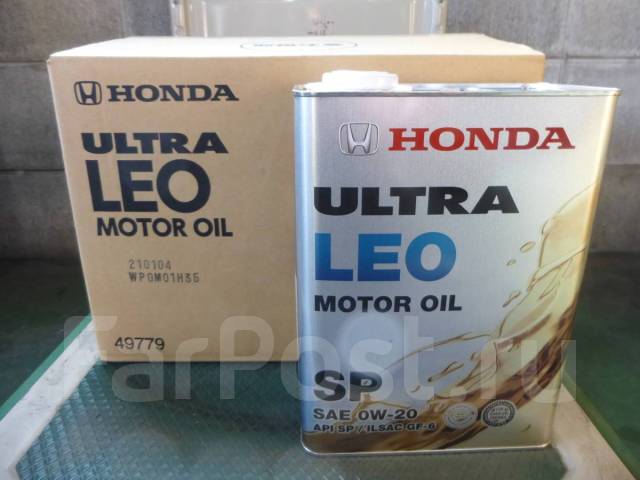 Моторное масло Honda Ultra Leo 0W20 4л - Моторные масла во Владивостоке