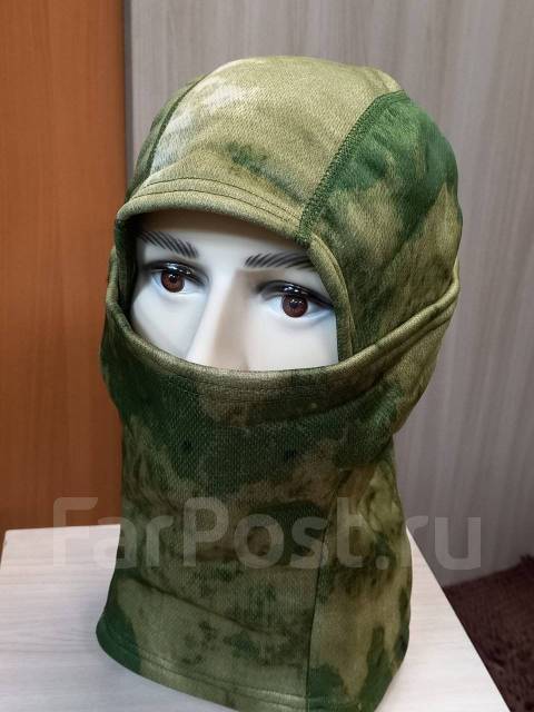 Балаклава (головной убор) зимняя на флисе, олива, новый, в наличии ...
