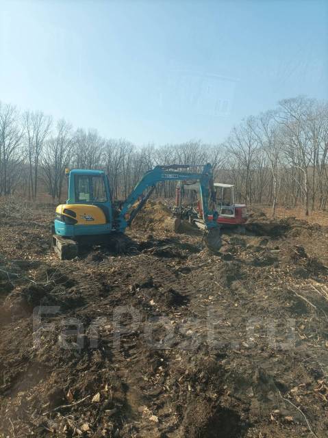 Планировка участка, корчевание пней, установка септиков, дренаж во ...