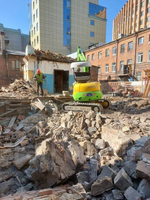 Услуги экскаватора - Обустройство территории во Владивостоке