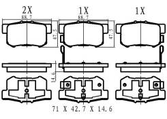 IXAT X3P0014  ,  D5056 D5066 Honda X3P0014 