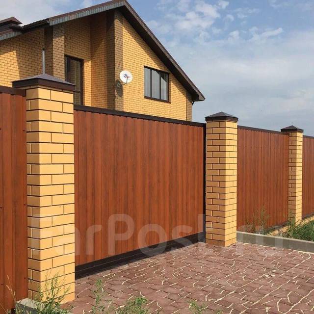 Изготовление и установка заборов, откатных ворот, навесов, фундамент во ...