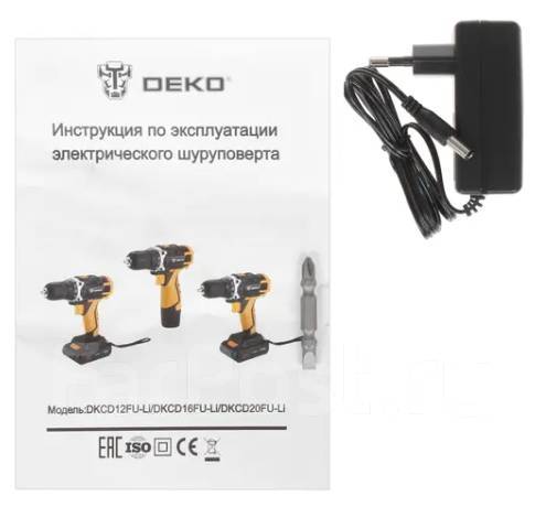 Дрель-шуруповерт DEKO DKCD20FU-Li 063-4102, новый, в наличии. Цена: 2 ...